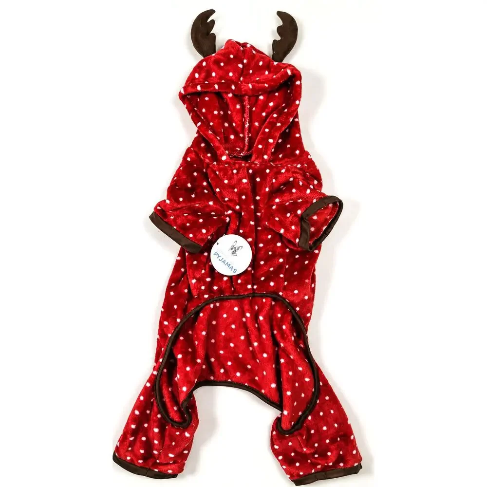 Luv Gear Reindeer Dog Pajamas Large NWT Christmas Costume